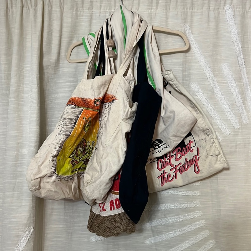 Bundle of 5 Tote Bags